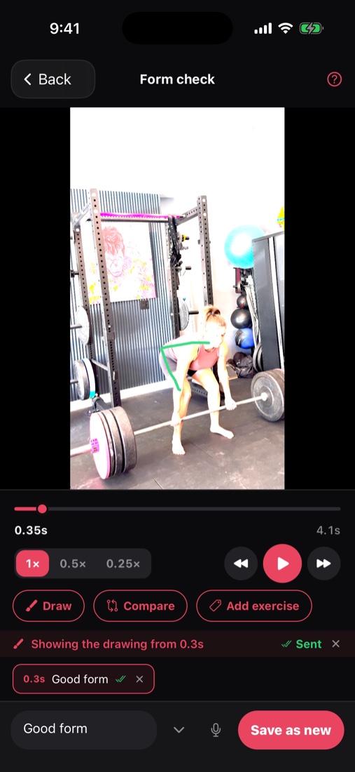 Form checks in the Load It app